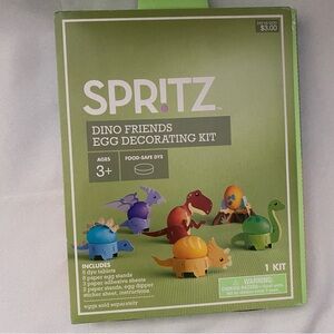 Spritz Dino Friends Egg Decorating Kit - Green and Multicolor